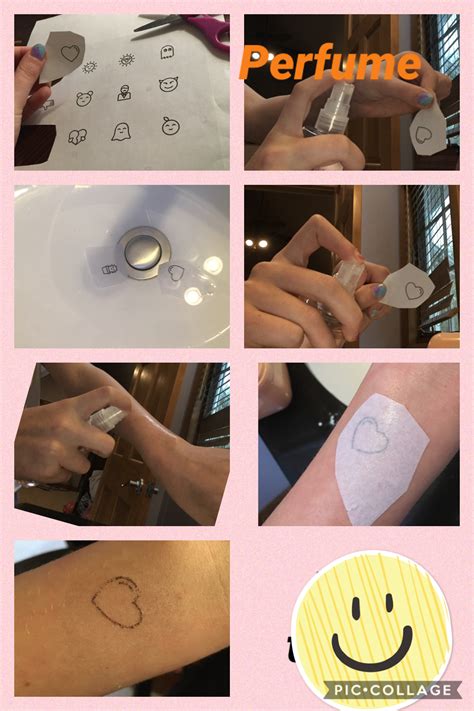 chanel fake tattoos|temporary tattoo hack with perfume.